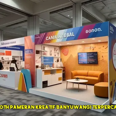 booth pameran kreatif banyuwangi terpercaya
